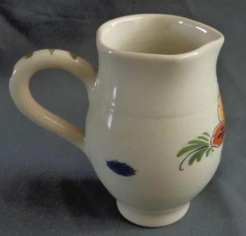 Pot à lait POLYCHROME REGINA DELFTS Pot à crème H9xO7cm 14cl, Envoi, Comme neuf