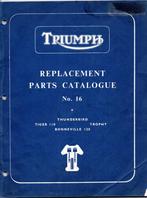 Triumph 1960 onderdelencatalogus, Boeken, Motoren, Gelezen, Ophalen of Verzenden, Merk of Model