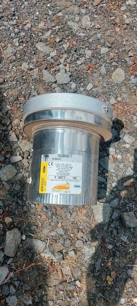 Reductie verloop enkelwandig dubbelwandig 180, Doe-het-zelf en Bouw, Buizen en Afvoer, Zo goed als nieuw, Ophalen of Verzenden