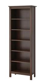 IKEA Bibliothèque BRUSALI, Ophalen, Met plank(en), Eikenhout, 50 tot 100 cm