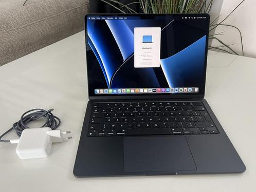 Macbook Air 13 Midnight | Apple M2 - 8 Go - 256 SSD, Informatique & Logiciels, Apple Macbooks, Comme neuf, MacBook Air, Azerty