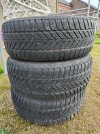 Set winterbanden m+s  3stuks 5x100 205/55 R16, Pneus hiver, Enlèvement ou Envoi, Utilisé, Jante(s)