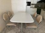 Tafel + 4 stoelen, Huis en Inrichting, Tafels | Eettafels, Ophalen