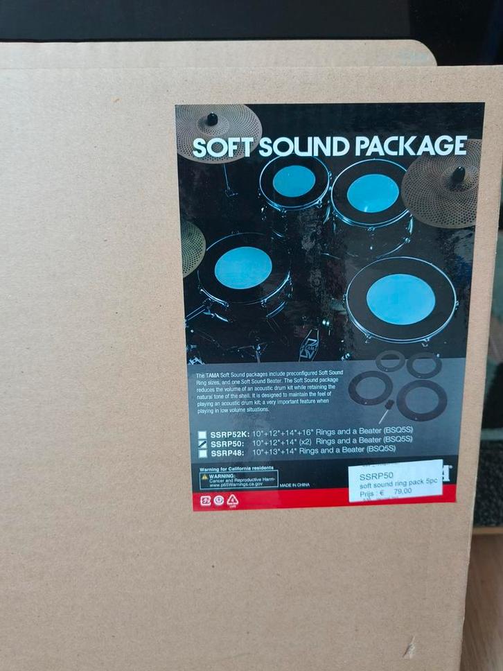 Tama soft sound package, Muziek en Instrumenten, Drumstellen en Slagwerk, Nieuw, Tama, Ophalen of Verzenden