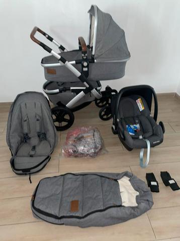 Joolz Geo 2 studie Grey kinderwagen 3-in-1 Compleet Set