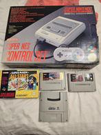 Super Nintendo + Super Gameboy, Ophalen, Gebruikt, Met 1 controller, Met games