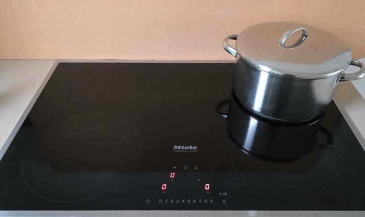 Inductiekookplaat Miele  KM 6347, Elektronische apparatuur, Kookplaten, Zo goed als nieuw, Inbouw, Inductie, 4 kookzones, Ophalen