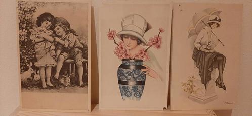 oude postkaarten, niet gebruikt, Antiek en Kunst, Kunst | Tekeningen en Fotografie, Ophalen of Verzenden
