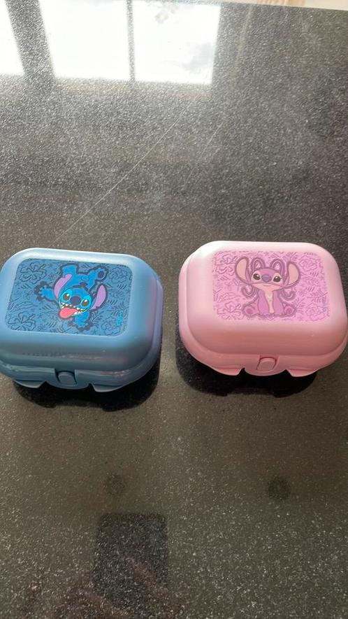 Snackdoosset Stitch Tupperware, Diversen, Schoolbenodigdheden, Nieuw, Ophalen of Verzenden