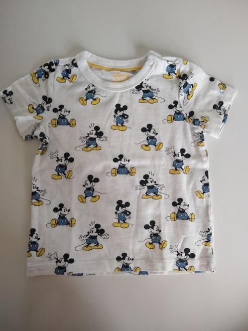 T-shirt Mickey Mouse maat 80, Kinderen en Baby's, Babykleding | Maat 80, Gebruikt, Jongetje, Shirtje of Longsleeve, Ophalen of Verzenden