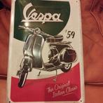 Panneau mural 3D en métal Vespa '59, Enlèvement ou Envoi, Comme neuf