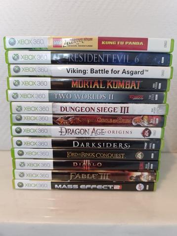 Pakket van 13 XBOX360 games beschikbaar voor biedingen