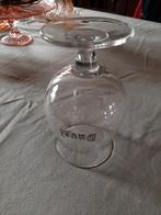 Oud Duvel glas met zwarte belettering !!! Mini chipje af!, Ophalen of Verzenden, Zo goed als nieuw