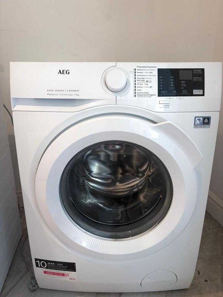 PERFECTE STAAT - Wasmachine AEG A+++ 9KG, Elektronische apparatuur, Wasmachines, Gebruikt, Voorlader, 8 tot 10 kg, 85 tot 90 cm