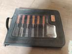 BAHCO 434-S6-ZC ERGO steekbeitelset in zipcase 6-delig, Enlèvement, Utilisé