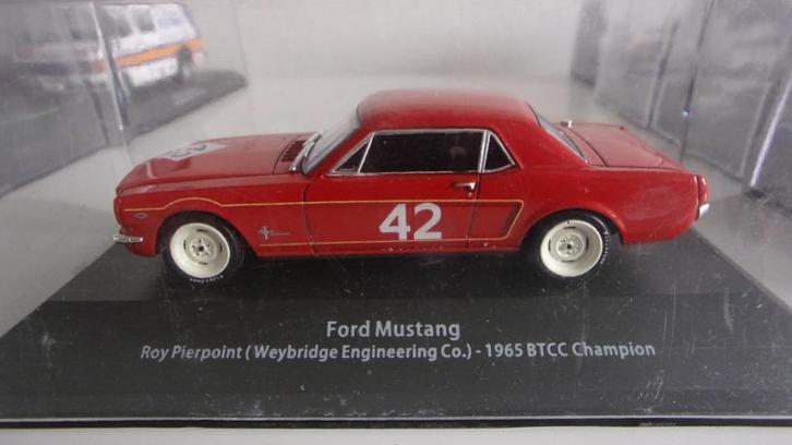 FORD MUSTANG 65 de R.PIERPOINT CHAMPION BTCC.1/43 IMPEC., Hobby en Vrije tijd, Modelauto's | 1:43, Zo goed als nieuw, Auto, Overige merken