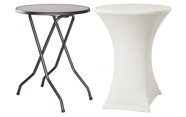 Table haute mange-debout à louer, Hobby & Loisirs créatifs, Articles de fête | Location, Utilisé, Enlèvement ou Envoi