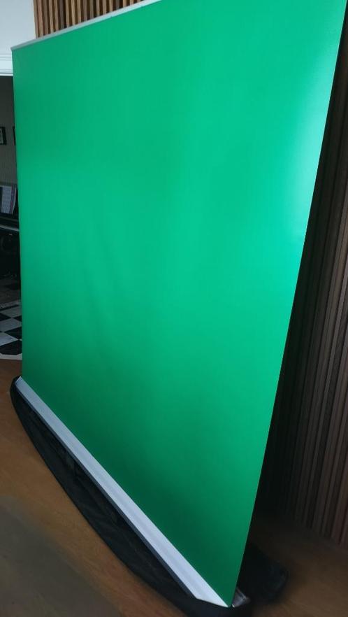 Roll-up Greenscreen 200x205 cm – Als nieuw, nooit gebruikt, Audio, Tv en Foto, Fotografie | Fotostudio en Toebehoren, Zo goed als nieuw