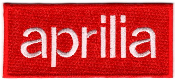 Aprilia stoffen opstrijk patch embleem #2, Motos, Accessoires | Autocollants, Envoi