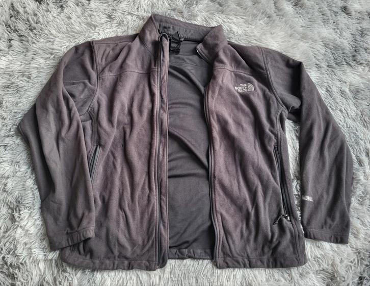 The North Face WindWall - Reparatieproject/Upcycling - L, Kleding | Dames, Bodywarmers, Gedragen, Maat 42/44 (L), Grijs, Ophalen of Verzenden