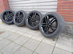 Prachtige 17 inch zwarte aluminium velgen 5/112 Vw Audi Seat, 17 inch, Velg(en), Ophalen of Verzenden