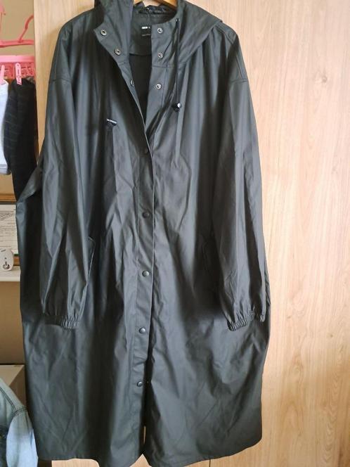 Regenjas met rubberlaag en oversized fit, Kleding | Dames, Grote Maten, Zo goed als nieuw, Jas of Mantel, Zwart, Ophalen of Verzenden