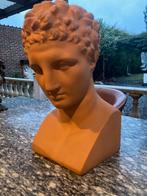 borstbeeld grote buste van Hermes in Terracotta, Antiek en Kunst, Ophalen