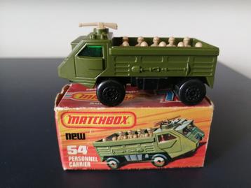 Lesney Matchbox Superfast #54 Personnel Carrier in doosje  beschikbaar voor biedingen