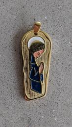 Medaillon-hanger van Maagd Maria, Verzamelen, Religie, Sieraad, Ophalen of Verzenden, Christendom | Katholiek, Zo goed als nieuw