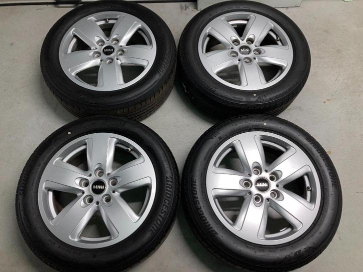 16 inch velgen met zomerbanden Mini Clubman F54, Auto diversen, Overige Auto diversen, Ophalen
