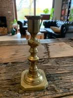 Chandelier doré vintage - Angleterre - bougeoir ancien, Enlèvement ou Envoi