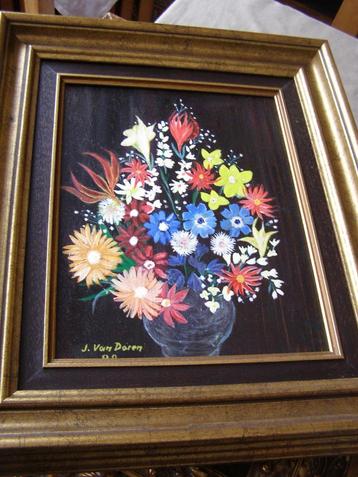 J. Van Doren : peinture bouquet