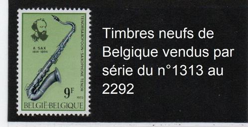 Timbres neufs de Belgique vendus par série du n1313 au 2292, Timbres & Monnaies, Timbres | Europe | Belgique, Non oblitéré, Enlèvement ou Envoi