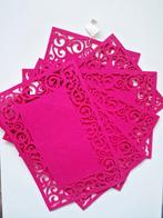 Casa - Lot de 6 sets de table - Rose fushia - Neuf !, Ophalen of Verzenden, Nieuw, Bord