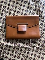 Pochette vintage Delvaux cognac  28x20cm, Enlèvement ou Envoi, Utilisé