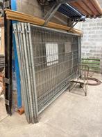 Barrière Heras, Tuin en Terras, Ophalen, Gebruikt, IJzer, Enkelstaafmat hekwerk