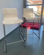 Set van 2 barkrukken, Ophalen, Kunststof, Met voetsteun, 60 tot 90 cm