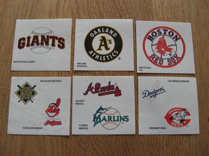Stickers Major League Baseball 1995, Verzamelen, Stickers, Nieuw, Sport, Ophalen of Verzenden