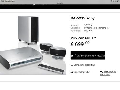 Home cinema-systeem, Audio, Tv en Foto, Home Cinema-sets, Zo goed als nieuw, Dvd-speler, 2.1-systeem, 70 watt of meer, Sony, Ophalen of Verzenden