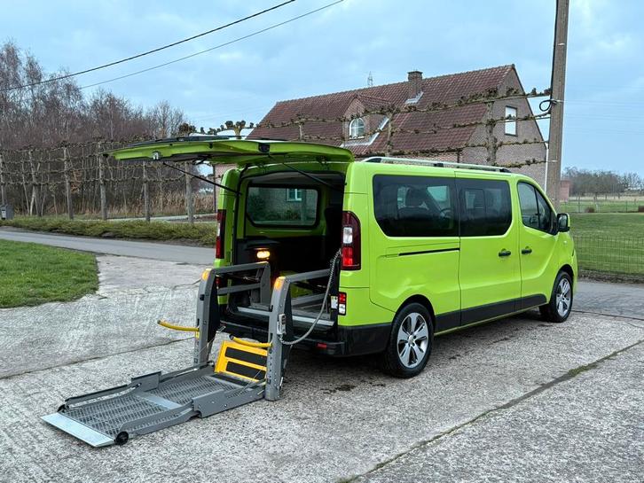 ♿️Renault Trafic 1.6DCI Rolstoellift Invalide Handicape TPMR, Auto's, Renault, Bedrijf, Te koop, Trafic, Aangepast voor mindervaliden