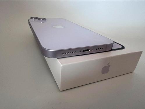 Mooie iphone 14 plus, als nieuw, 256gb, purple, Telecommunicatie, Mobiele telefoons | Apple iPhone, Zo goed als nieuw, 256 GB