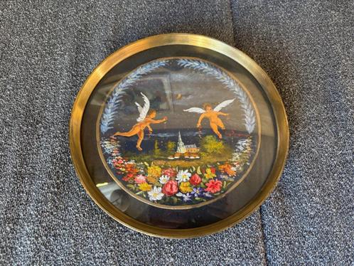 Uniek rond schilderij + landschap van Edgard Heirman, Antiek en Kunst, Kunst | Schilderijen | Klassiek, Ophalen