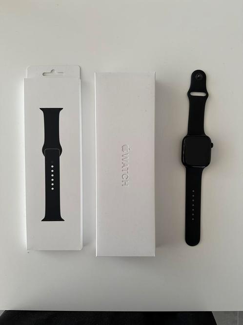 Apple watch series 10 45mm jet black + extra bandje, Handtassen en Accessoires, Smartwatches, Zo goed als nieuw, Ophalen of Verzenden