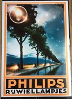 Unieke Kunst Poster PHILIPS Rijwiellampjes Fiets Reclame, Verzamelen, Verzenden, Nieuw, Poster