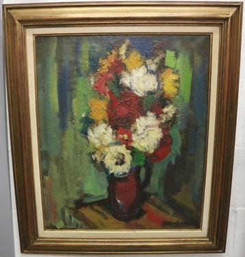 Karel Jan VAN DEN HEUVEL, vaas met bloemen beschikbaar voor biedingen