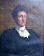Jean Laudy (1877-1956): Portret (O/D 74 x 89 cm), Antiek en Kunst, Ophalen of Verzenden