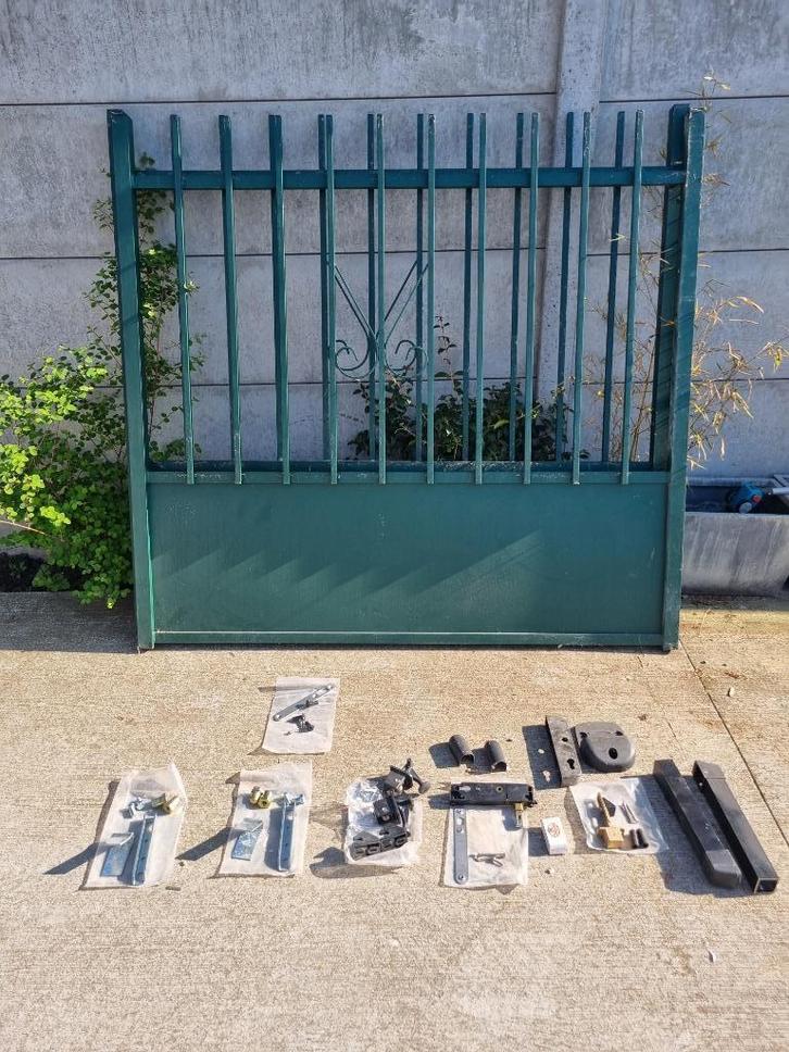 PORTAIL ALU - JAMAIS SERVI, Tuin en Terras, Tuinpoorten, Zo goed als nieuw, Draaipoort, Aluminium, 100 tot 150 cm, 100 tot 150 cm