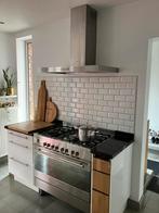 Gasfornuis met elektrische oven, Elektronische apparatuur, Fornuizen, Ophalen, Gebruikt, Gas, 90 tot 95 cm