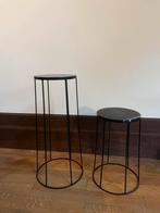 2 Staanders met marmeren top, Ophalen, Zo goed als nieuw, Modern, 45 tot 60 cm