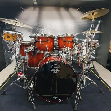 Mapex Saturn Evolution Limited Edition shell set: Maple Burl, Musique & Instruments, Batteries & Percussions, Enlèvement ou Envoi